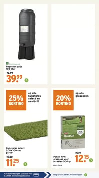 Regenton grijs 100 liter aanbieding bij Gamma – geldig van 09.03.2026 t/m 15.03.2026