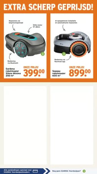 Segway robotmaaier 600 m² aanbieding bij Gamma – geldig van 09.03.2026 t/m 15.03.2026