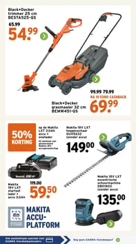 Black+Decker trimmer 25 cm BESTA525-QS aanbieding bij Gamma – geldig van 13.04.2026 t/m 19.04.2026