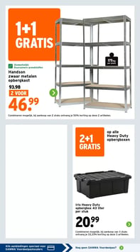 Iris Heavy Duty opbergbox 43 liter per stuk aanbieding bij Gamma – geldig van 13.04.2026 t/m 19.04.2026