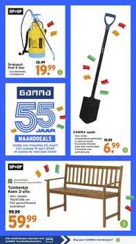 GAMMA spade aanbieding bij Gamma – geldig van 13.04.2026 t/m 19.04.2026