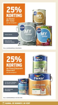 Flexa Easycare muurverf aanbieding bij Gamma – geldig van 16.02.2026 t/m 22.02.2026