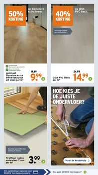 Firstfloor Isoline ondervloer 7 mm per m² aanbieding bij Gamma – geldig van 16.02.2026 t/m 22.02.2026