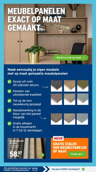 Meubelpaneel 18 mm aanbieding bij Gamma – geldig van 19.01.2026 t/m 25.01.2026
