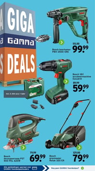 Bosch grasmaaier Rotak 320 ER aanbieding bij Gamma – geldig van 19.01.2026 t/m 25.01.2026