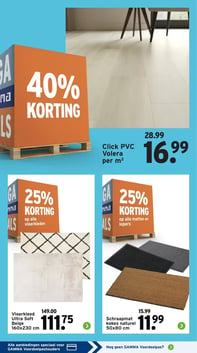 Click PVC Volera per m² aanbieding bij Gamma – geldig van 19.01.2026 t/m 25.01.2026