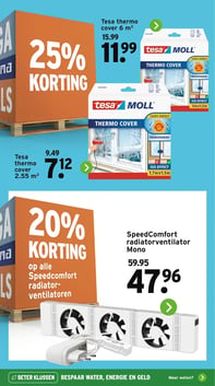 SpeedComfort radiatorventilator Mono aanbieding bij Gamma – geldig van 19.01.2026 t/m 25.01.2026