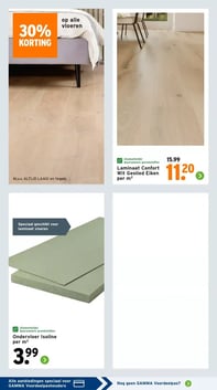 Laminaat Confort Wit Geolied Eiken aanbieding bij Gamma – geldig van 26.01.2026 t/m 01.02.2026