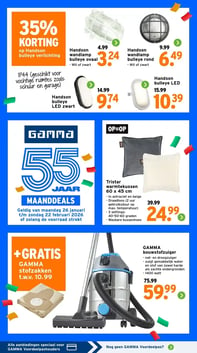 Handson bulleye LED aanbieding bij Gamma – geldig van 26.01.2026 t/m 01.02.2026