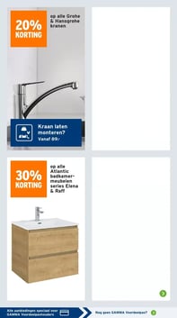 Atlantic badkamermeubelen series Elena & Raff aanbieding bij Gamma – geldig van 26.01.2026 t/m 01.02.2026