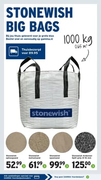 Stonewish metselsand aanbieding bij Gamma – geldig van 26.01.2026 t/m 01.02.2026