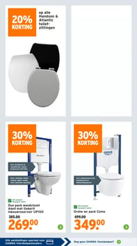 Grohe wc pack Como aanbieding bij Gamma – geldig van 26.01.2026 t/m 01.02.2026