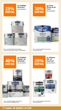 GAMMA muurverf aanbieding bij Gamma – geldig van 26.01.2026 t/m 01.02.2026