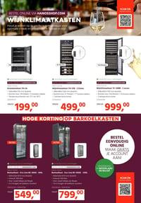 Barkoelkast - Eco Line BC-500G - 500L aanbieding bij Hanos – geldig van 09.02.2026 t/m 22.02.2026
