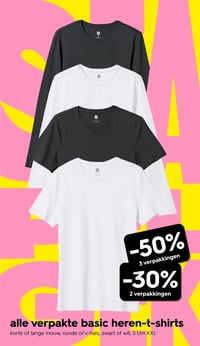 alle verpakte basic heren-t-shirts aanbieding bij Hema – geldig van 01.06.2026 t/m 07.06.2026