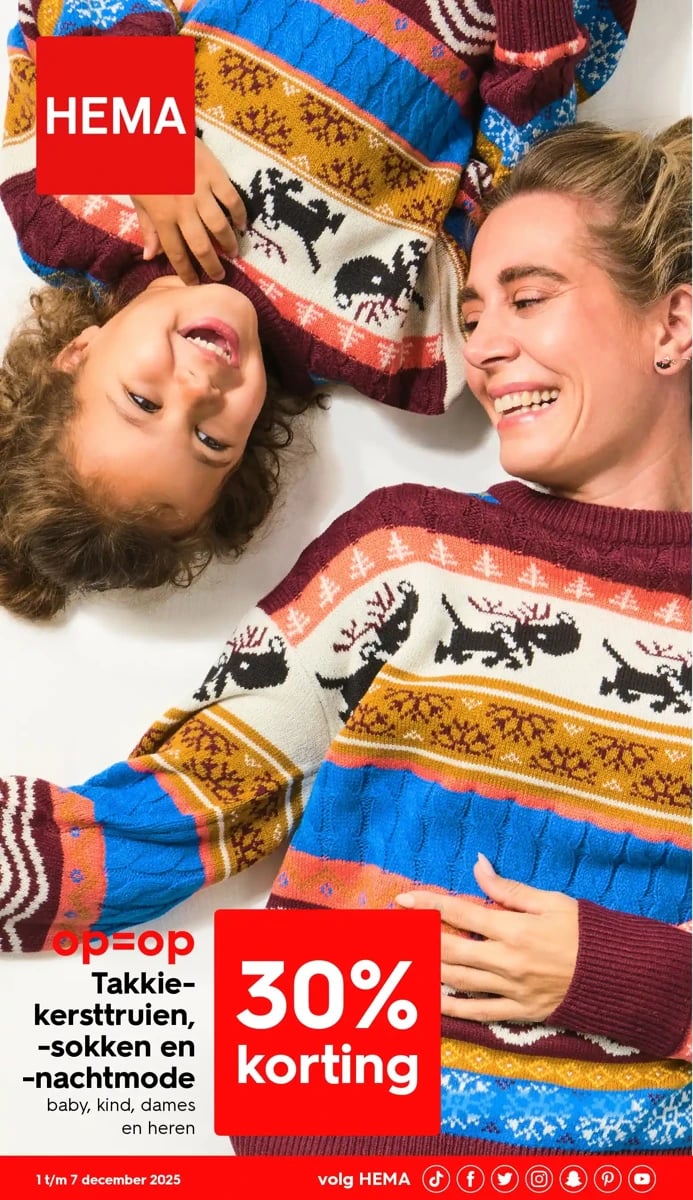 Hema folder – pagina 1