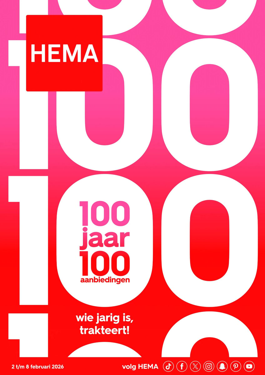 Hema folder – pagina 1