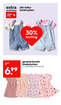 alle baby-tuinbroeken aanbieding bij Hema – geldig van 06.04.2026 t/m 12.04.2026
