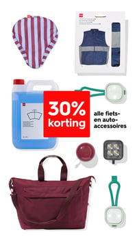 alle fiets- en auto-accessoires aanbieding bij Hema – geldig van 06.04.2026 t/m 12.04.2026