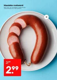 klassieke rookworst aanbieding bij Hema – geldig van 09.02.2026 t/m 15.02.2026