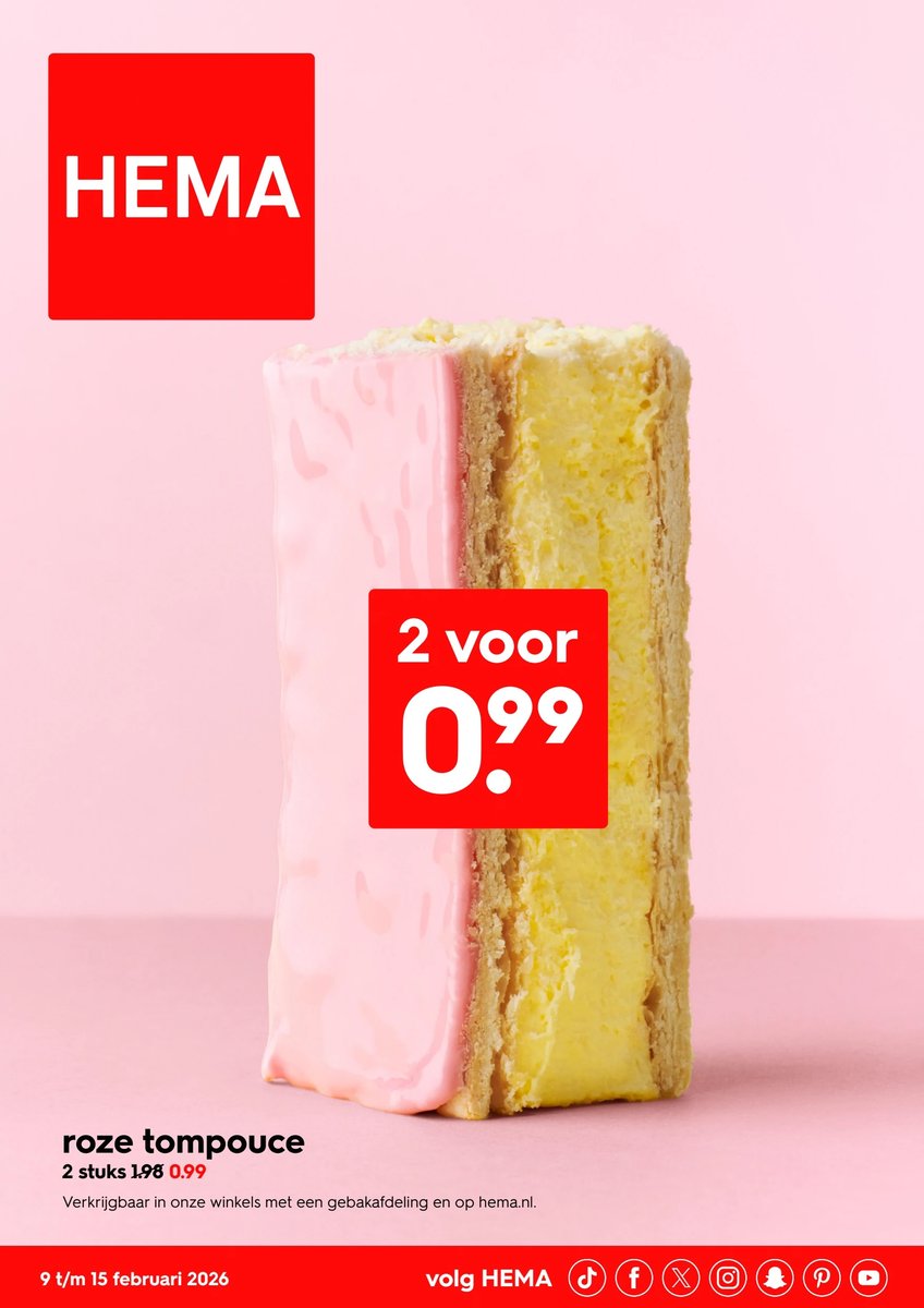 Hema folder – pagina 1
