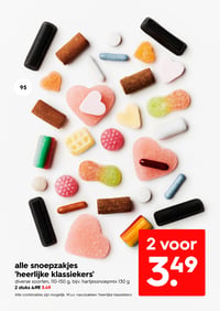 alle snoepzakjes 'heerlijke klassiekers' aanbieding bij Hema – geldig van 09.02.2026 t/m 15.02.2026
