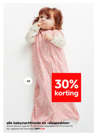 alle babynachtmode en -slaapzakken aanbieding bij Hema – geldig van 09.02.2026 t/m 15.02.2026