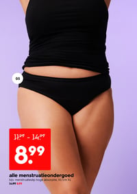 alle menstruatieondergoed aanbieding bij Hema – geldig van 09.02.2026 t/m 15.02.2026
