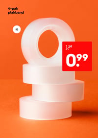 4-pak plakband aanbieding bij Hema – geldig van 09.02.2026 t/m 15.02.2026