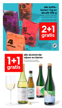 alle koffiebonen 1 kg en decafé 500 g aanbieding bij Hema – geldig van 12.01.2026 t/m 18.01.2026
