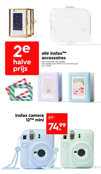 instax camera 12™ mini aanbieding bij Hema – geldig van 16.03.2026 t/m 22.03.2026