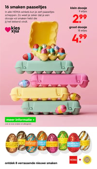 groot doosje 18 eitjes aanbieding bij Hema – geldig van 16.03.2026 t/m 22.03.2026
