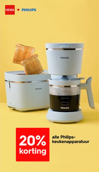 alle Philips-keukenapparatuur aanbieding bij Hema – geldig van 16.03.2026 t/m 22.03.2026