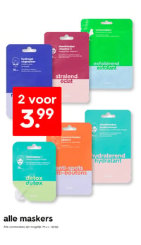 alle maskers aanbieding bij Hema – geldig van 20.04.2026 t/m 26.04.2026