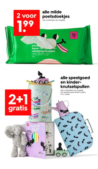 alle speelgoed en kinderknutselspullen aanbieding bij Hema – geldig van 23.02.2026 t/m 01.03.2026