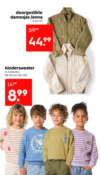 doorgestikte damesjas Jenna aanbieding bij Hema – geldig van 23.02.2026 t/m 01.03.2026