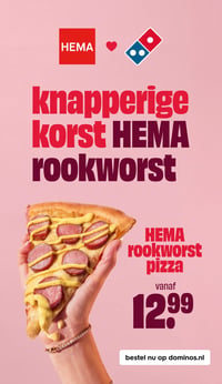 HEMA rookworst pizza aanbieding bij Hema – geldig van 23.02.2026 t/m 01.03.2026