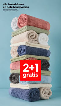 alle tweedekans- en hotelhanddoeken aanbieding bij Hema – geldig van 23.02.2026 t/m 01.03.2026