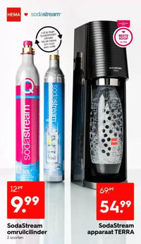 SodaStream apparaat TERRA aanbieding bij Hema – geldig van 23.03.2026 t/m 29.03.2026