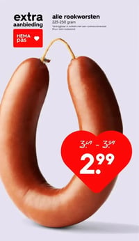 alle rookworsten aanbieding bij Hema – geldig van 23.03.2026 t/m 29.03.2026