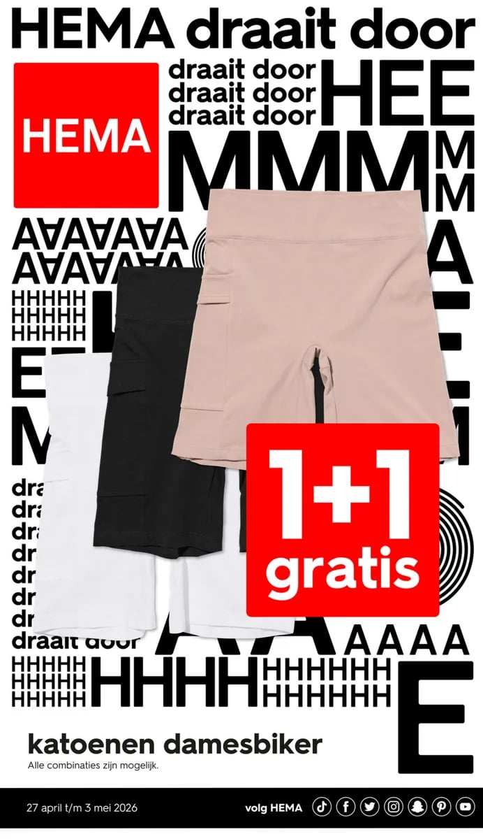 Hema folder – pagina 1