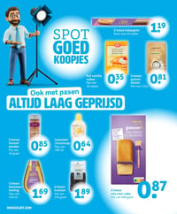 G'woon mix voor cake Pak van 400 gram aanbieding bij Hoogvliet – geldig van 01.04.2026 t/m 07.04.2026