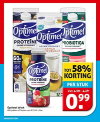 Optimel drink aanbieding bij Hoogvliet – geldig van 02.01.2026 t/m 06.01.2026