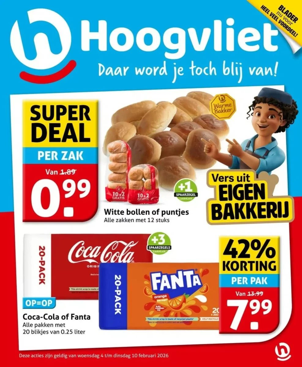Hoogvliet folder – pagina 1