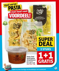Daily Chef verse pasta of pastasaus aanbieding bij Hoogvliet – geldig van 04.02.2026 t/m 10.02.2026