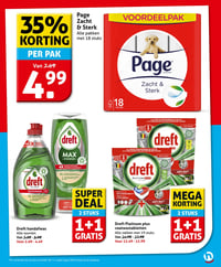 Dreft Platinum plus vaatwastabletten aanbieding bij Hoogvliet – geldig van 04.03.2026 t/m 10.03.2026