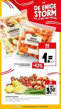 Combikorting groente aanbieding bij Hoogvliet – geldig van 07.01.2026 t/m 13.01.2026