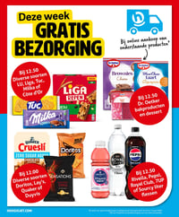 Bij 12.00 Diverse soorten Doritos, Lay's, Quaker of Duyvis aanbieding bij Hoogvliet – geldig van 08.04.2026 t/m 14.04.2026
