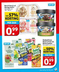DubbelFrisss Boost of Van de Boom ijsthee aanbieding bij Hoogvliet – geldig van 08.04.2026 t/m 14.04.2026
