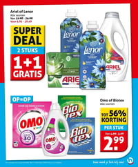 Ariel of Lenor aanbieding bij Hoogvliet – geldig van 11.02.2026 t/m 17.02.2026